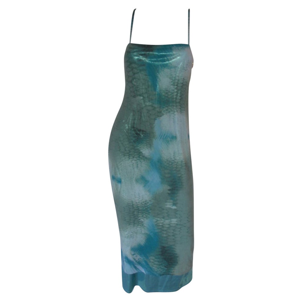 "Just Cavalli" Turquoise Summer dress