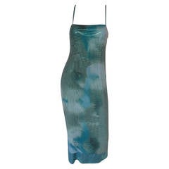 Vintage "Just Cavalli" Turquoise Summer dress