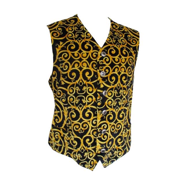 versace knit vest - Main Image
