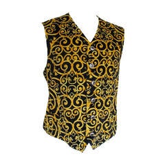 Gianni Versace velvet baroque Men's vest at 1stDibs | versace vest mens,  baroque vest, versace mens vest