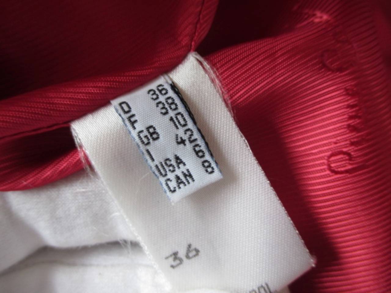 Women's Pierre Cardin Paris Red Wool Jacket, 1980s For Sale