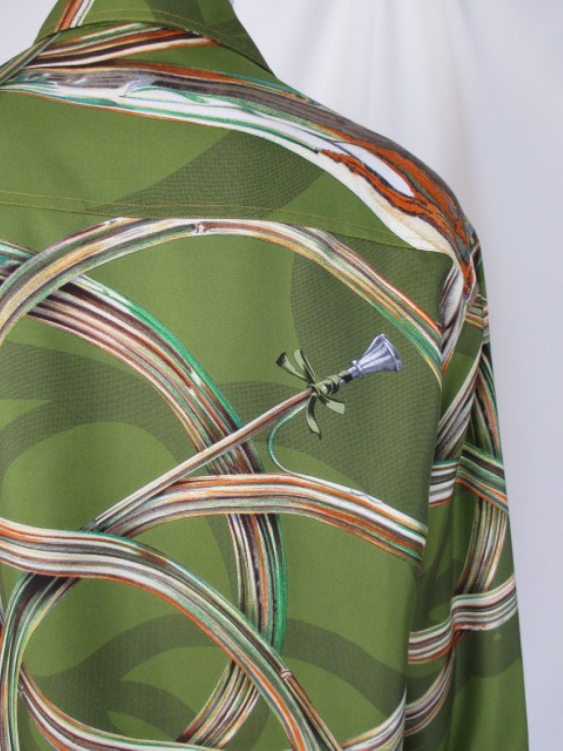 Hermes Paris French horn blouse designed by 