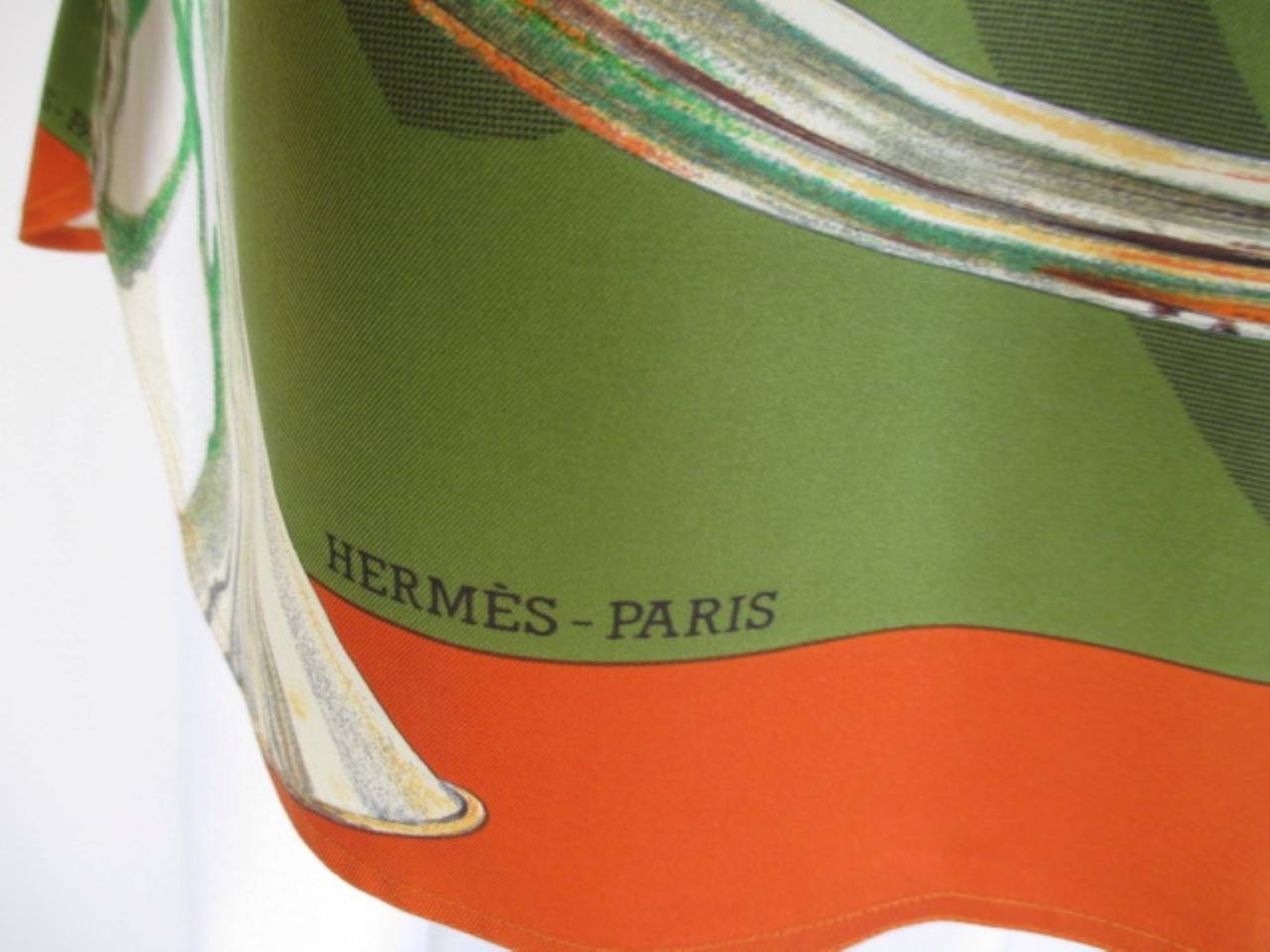 Women's Hermes Paris French horn blouse designed by 