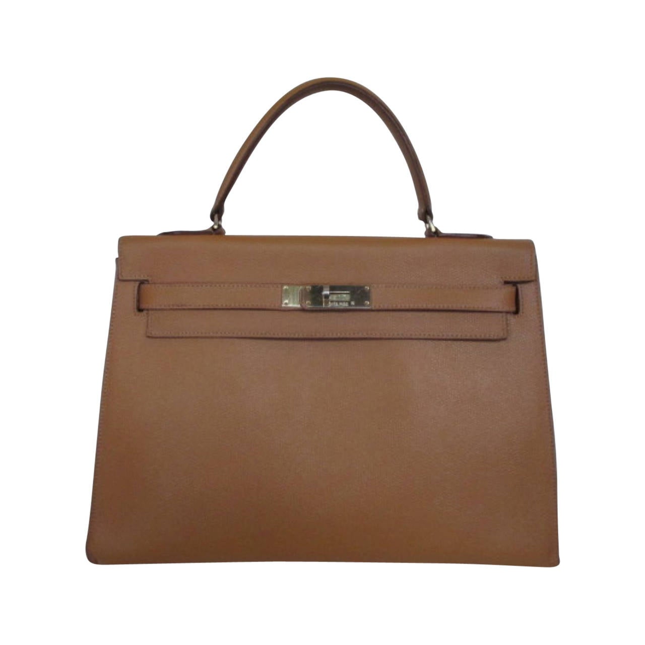 Classic Hermes Sellier Kelly 32 epsom leather bag