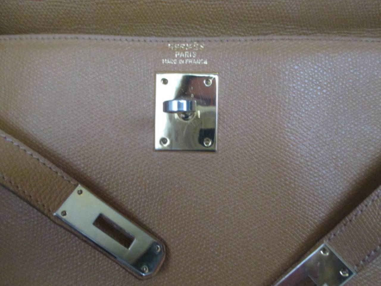 Classic Hermes Sellier Kelly 32 epsom leather bag In Excellent Condition In Amsterdam, NL