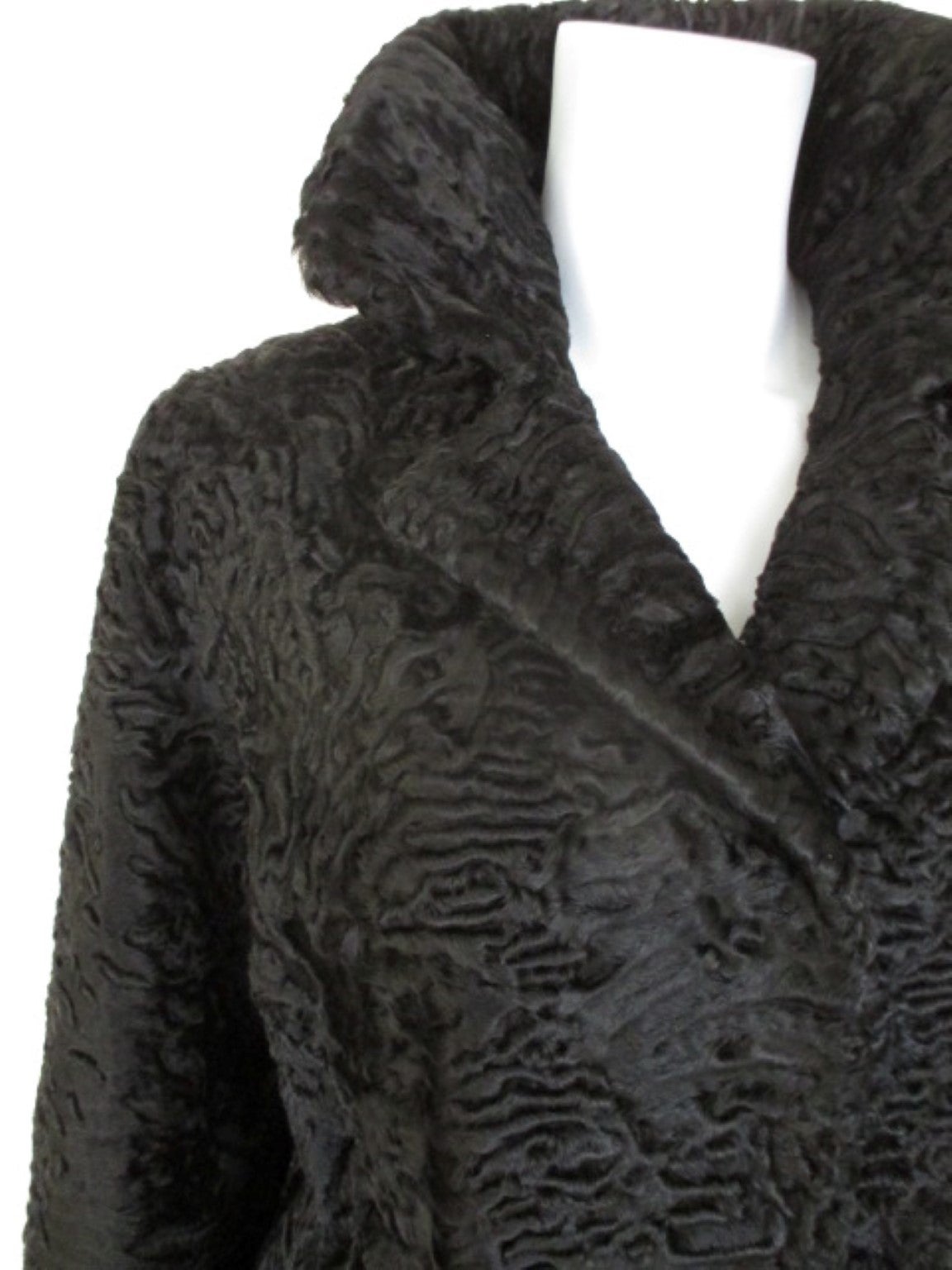black lamb coat