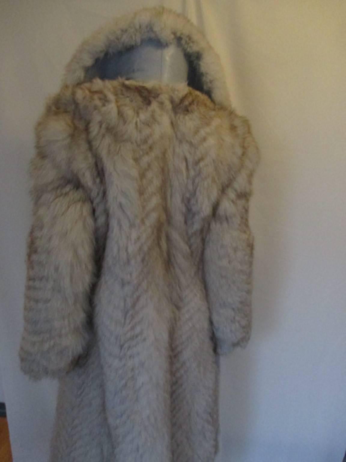 arctic fox fur coat for sale