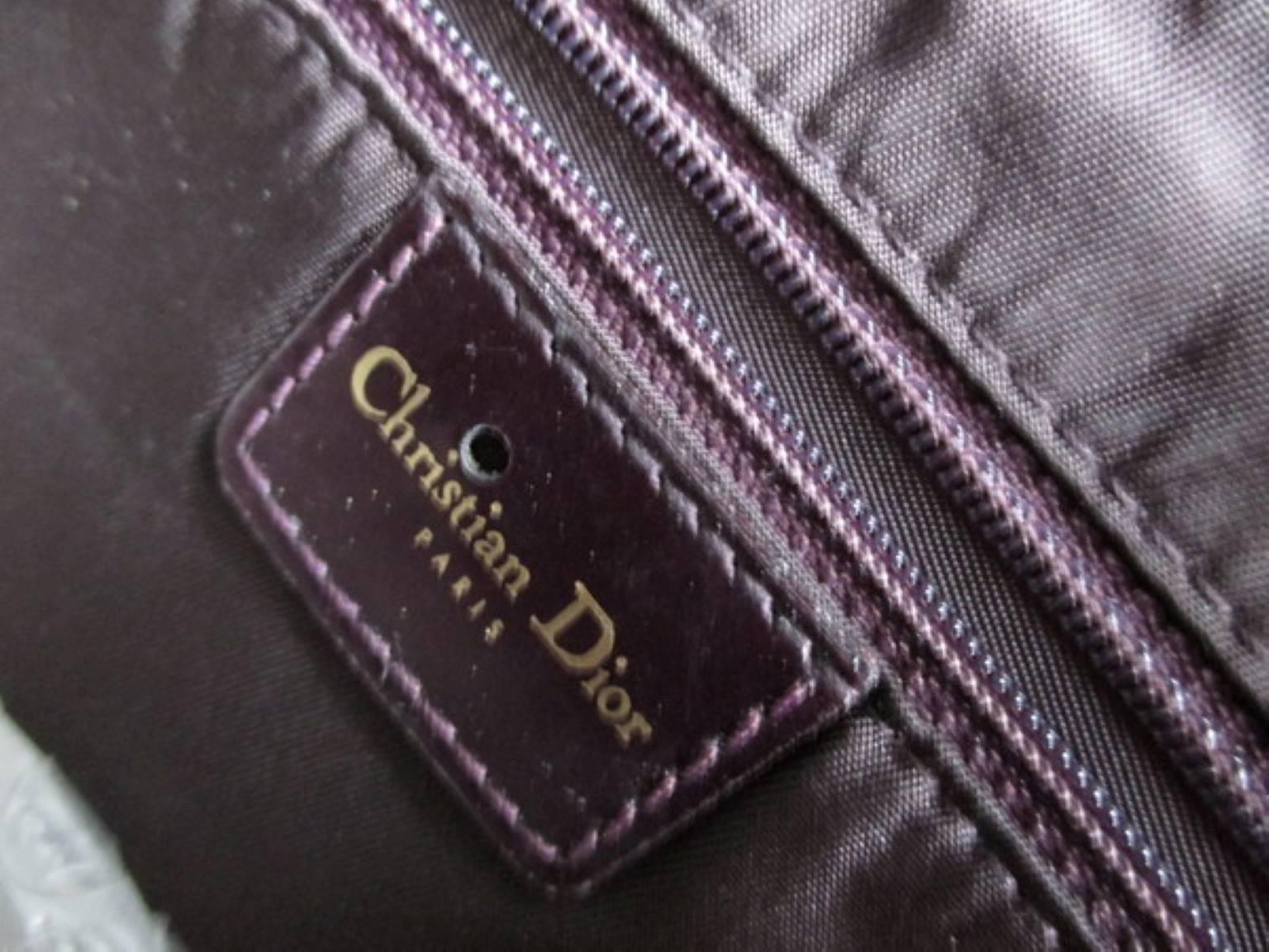 christian dior purple bag
