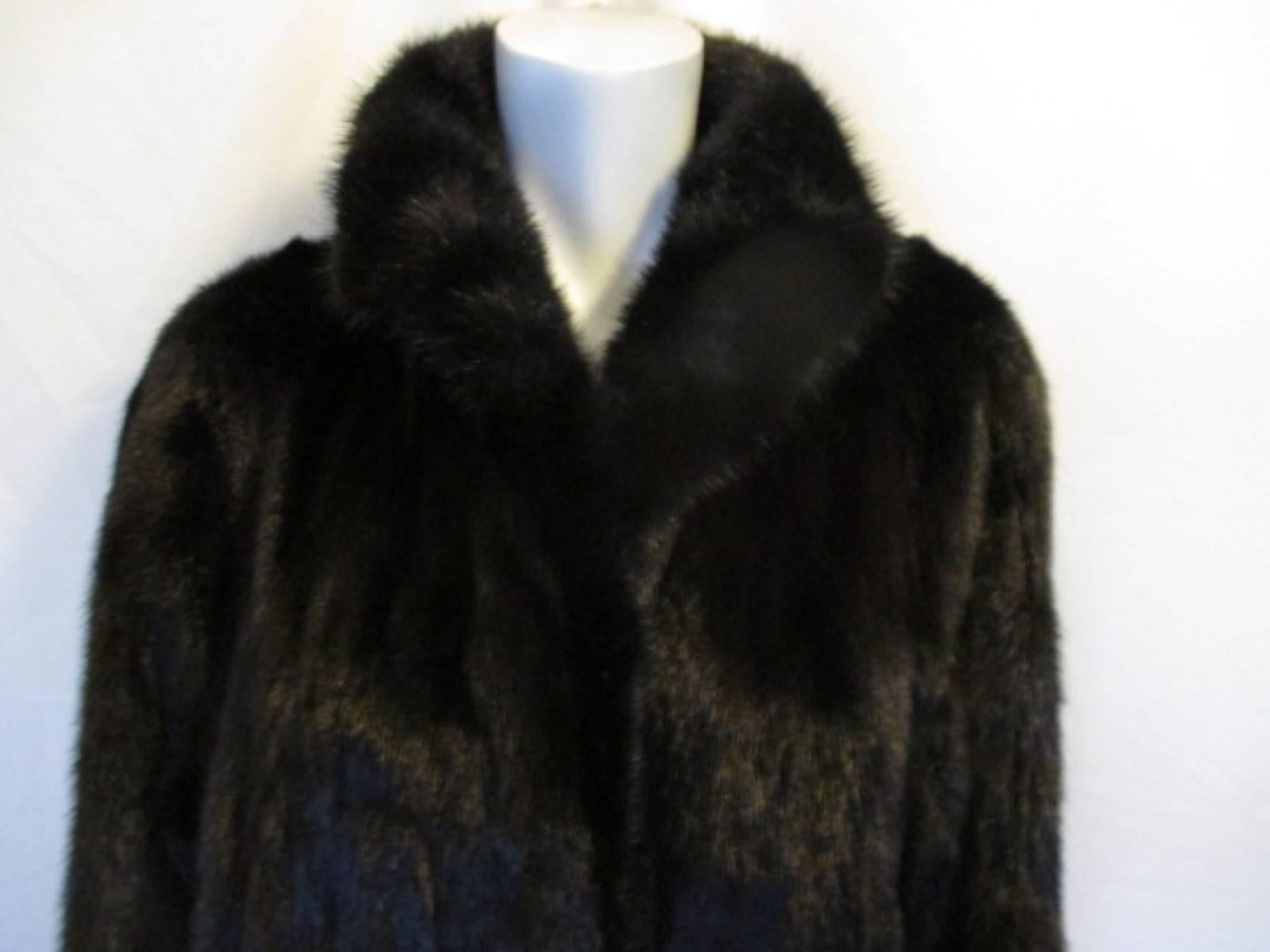 black diamond mink coat