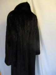 beautiful black diamond mink fur coat