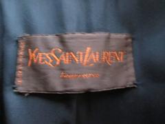 exclusive Yves Saint Laurent dark brown mink fur coat