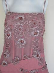 Pierre Cardin Pink Beaded Cocktail Dress