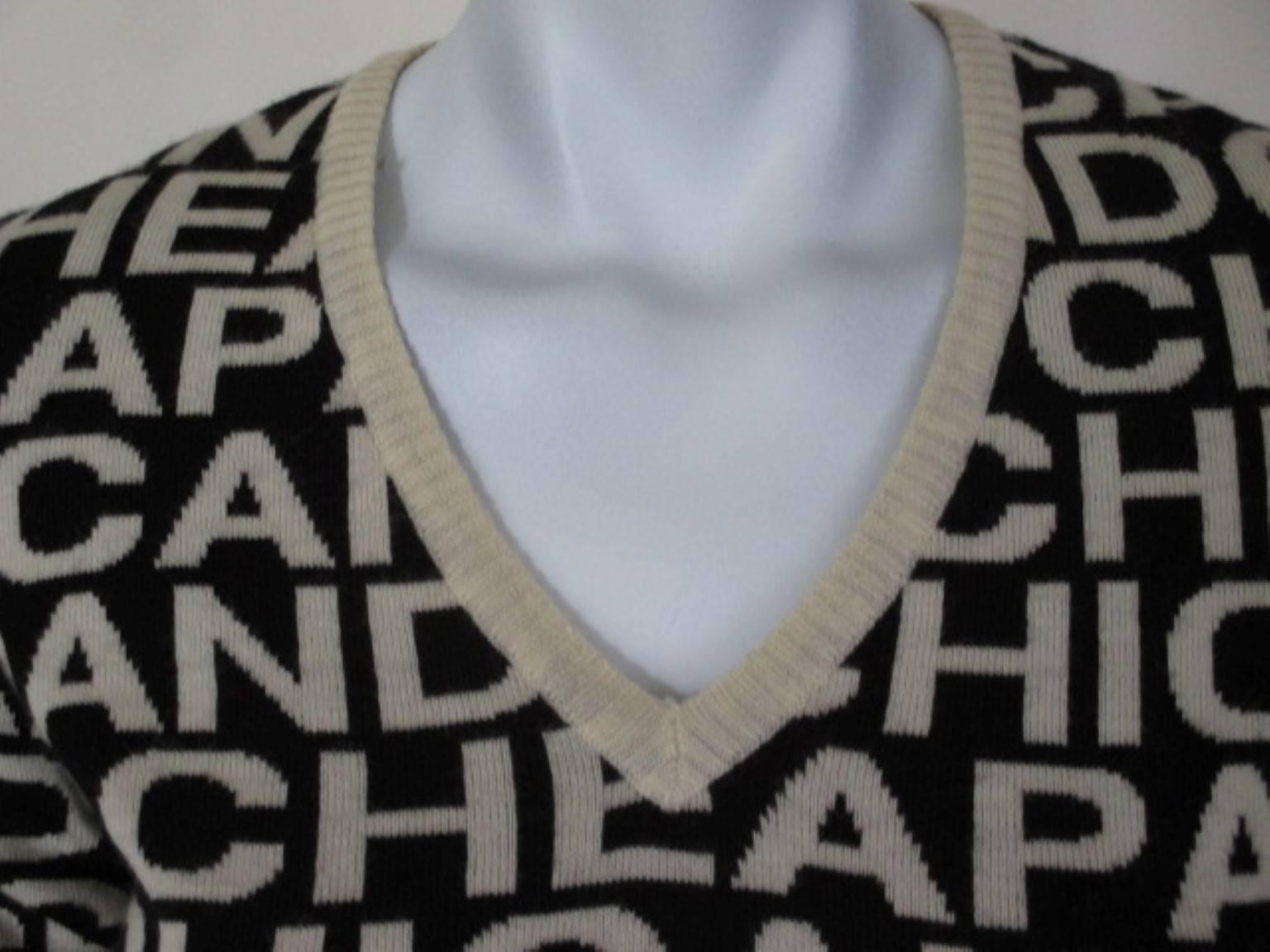 moschino cheap and chic sweater