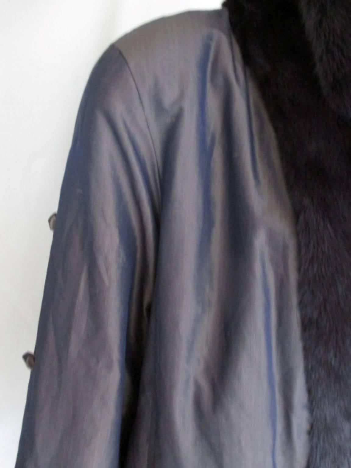 reversible mink fur coat