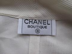 Chanel Sleeveless Blouse with Gold Flower Buttons