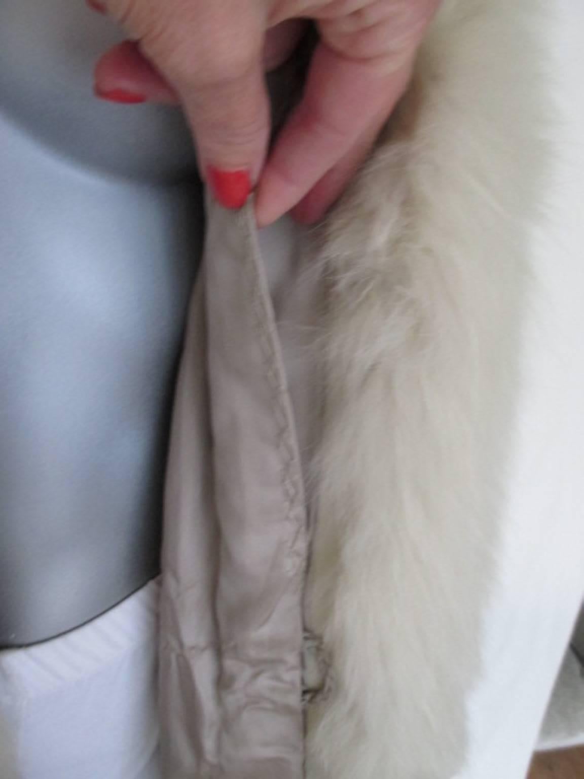 high quality lynx dyed fox fur coat 2