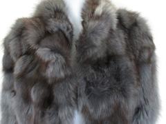 excellent soft and supple long fox fur coat