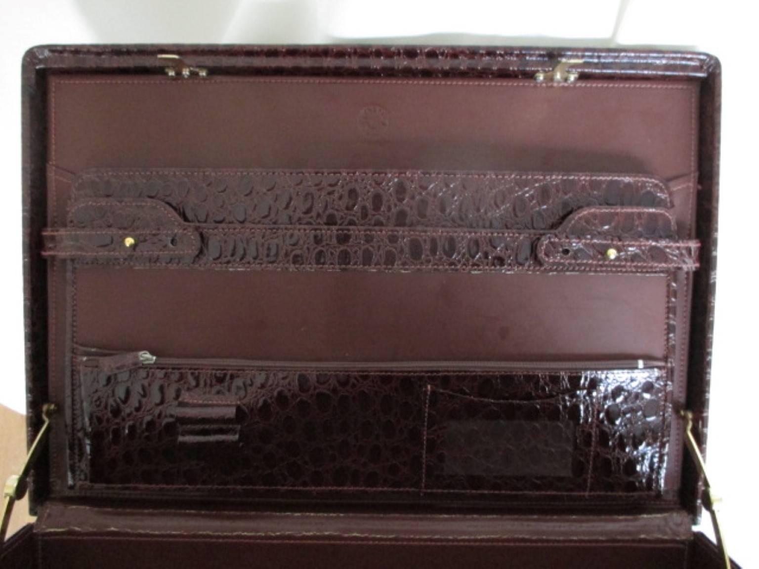 presto leather briefcase