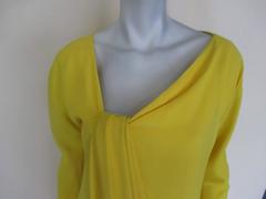 Gianfranco Ferre Fringed Yellow Dress