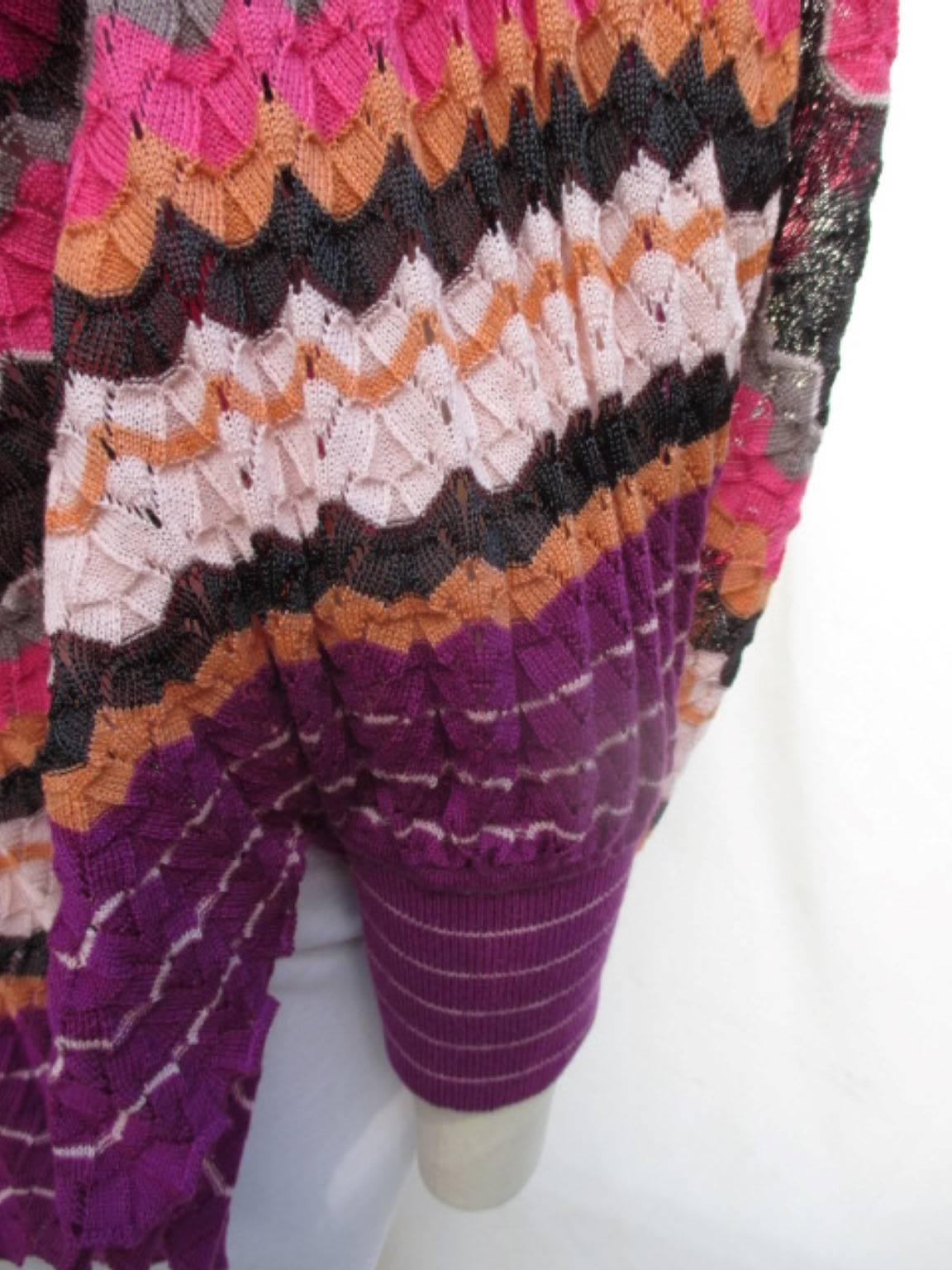 Missoni Wool/Silk Sleeved Cape For Sale 2