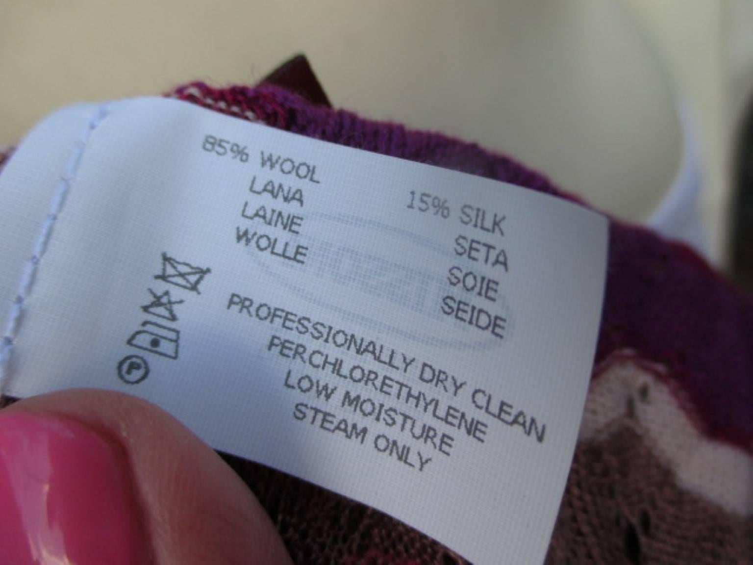 Missoni Wool/Silk Sleeved Cape For Sale 1