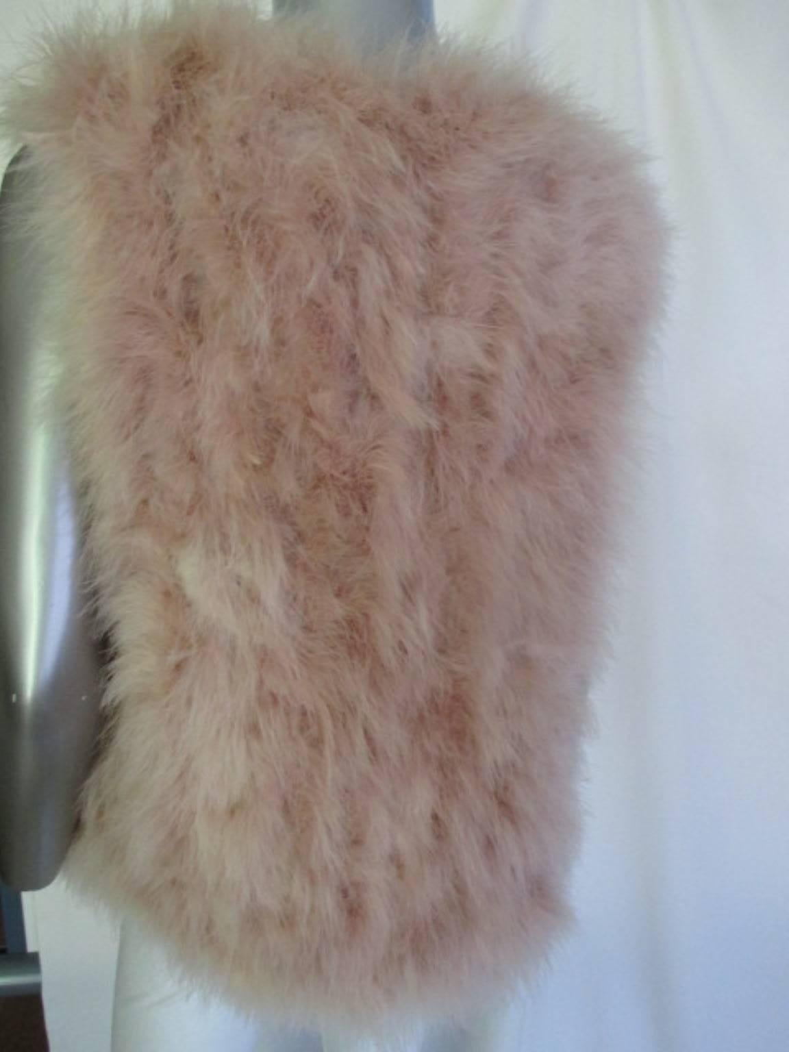 pink sleeveless vest