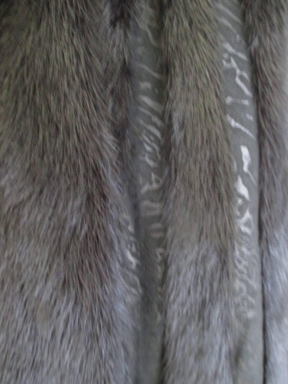 Saga Black Mink Fur Coat 2