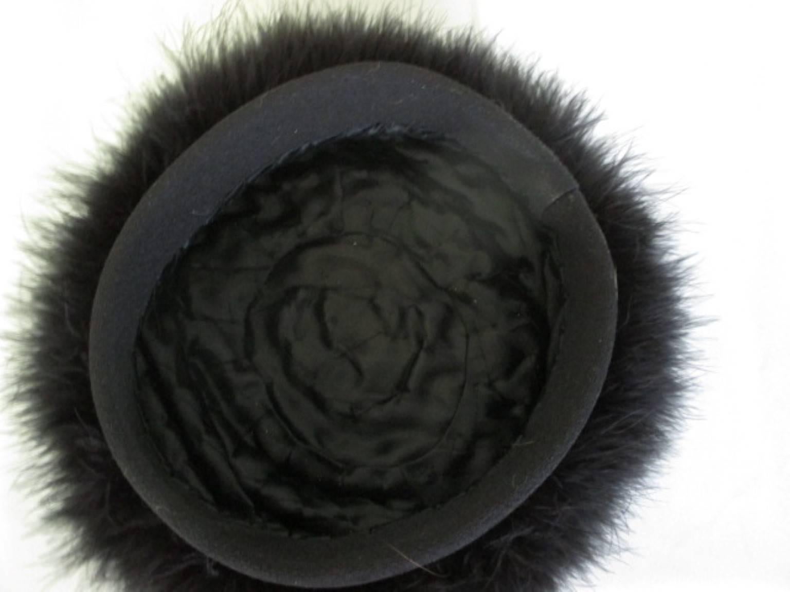 marabou feather hat