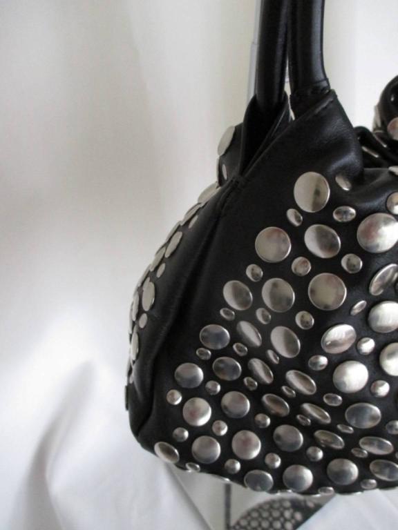 silver studded bag