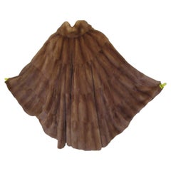 Exclusive Sable Fur Coat Cape