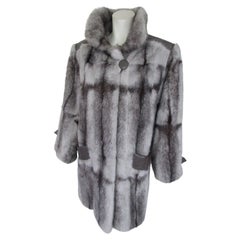 Exclusive Kohinoor Blue Greyish Mink Coat