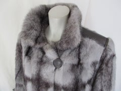 Exclusive Kohinoor Blue Greyish Mink Coat