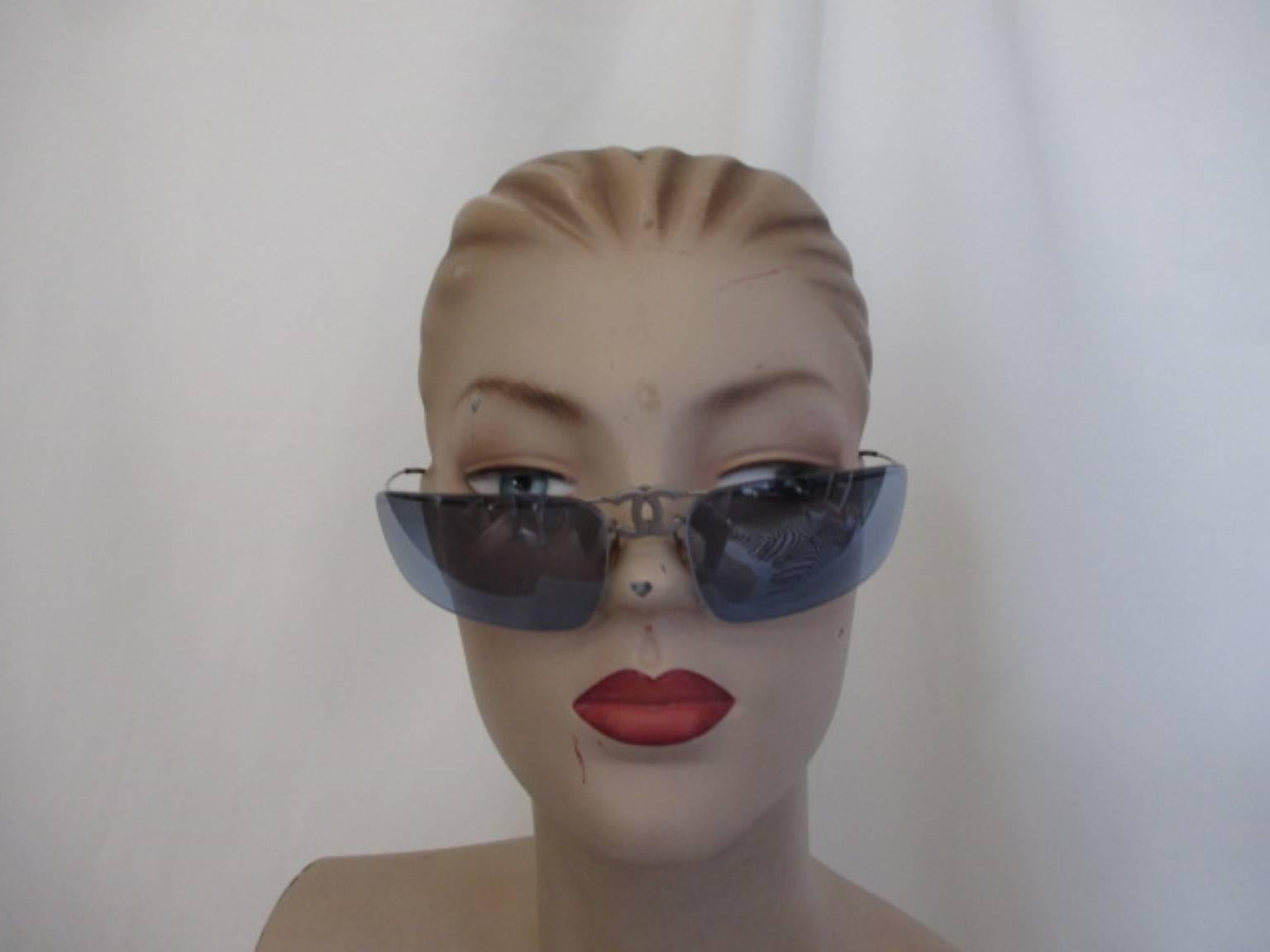 chanel foldable sunglasses