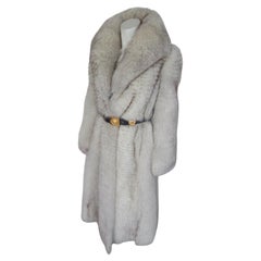 Exclusive White Fox Long Coat