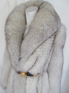 Exclusive White Fox Long Coat
