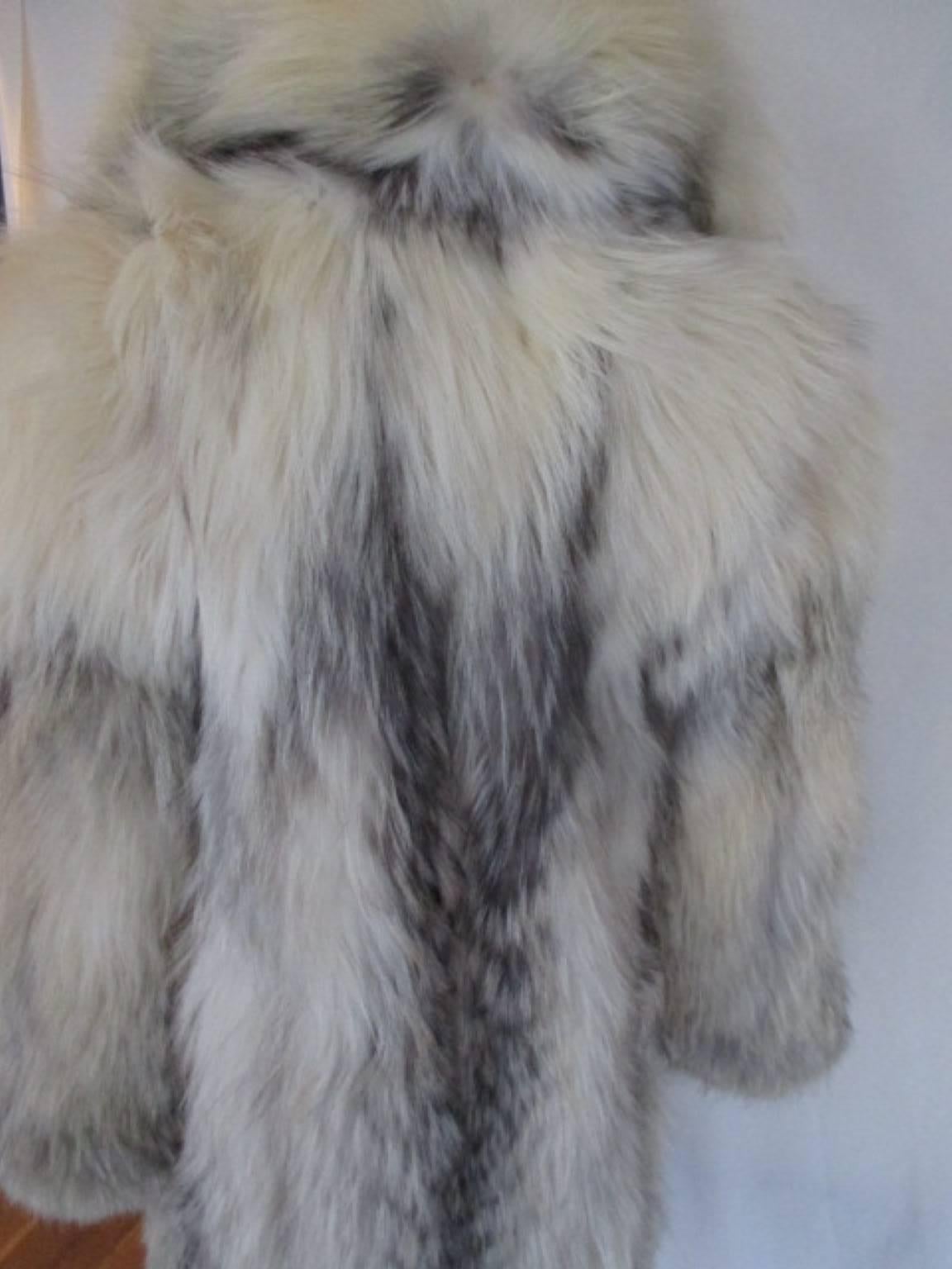 Gray Alper-Richman Fox Fur Coat