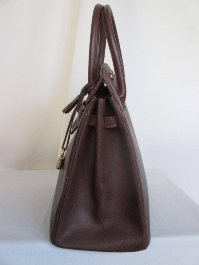 Zumpolle vintage brown leather bag at 1stDibs | vintage brown leather ...