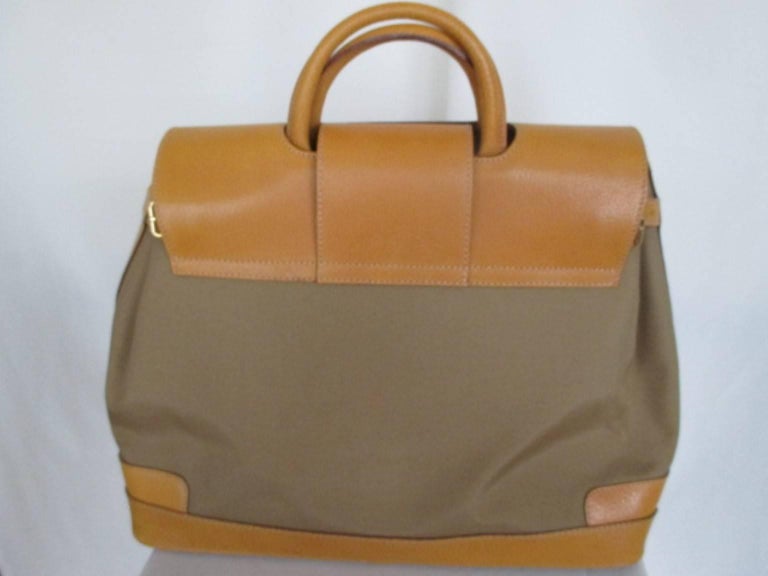 Lancel Paris Leather Travel Weekend Bag For Sale at 1stDibs lancel travel bag lancel weekend bag lancel duffle bag