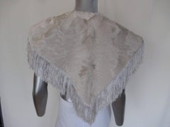 Fringed Broadtail Lamb Fur Stole