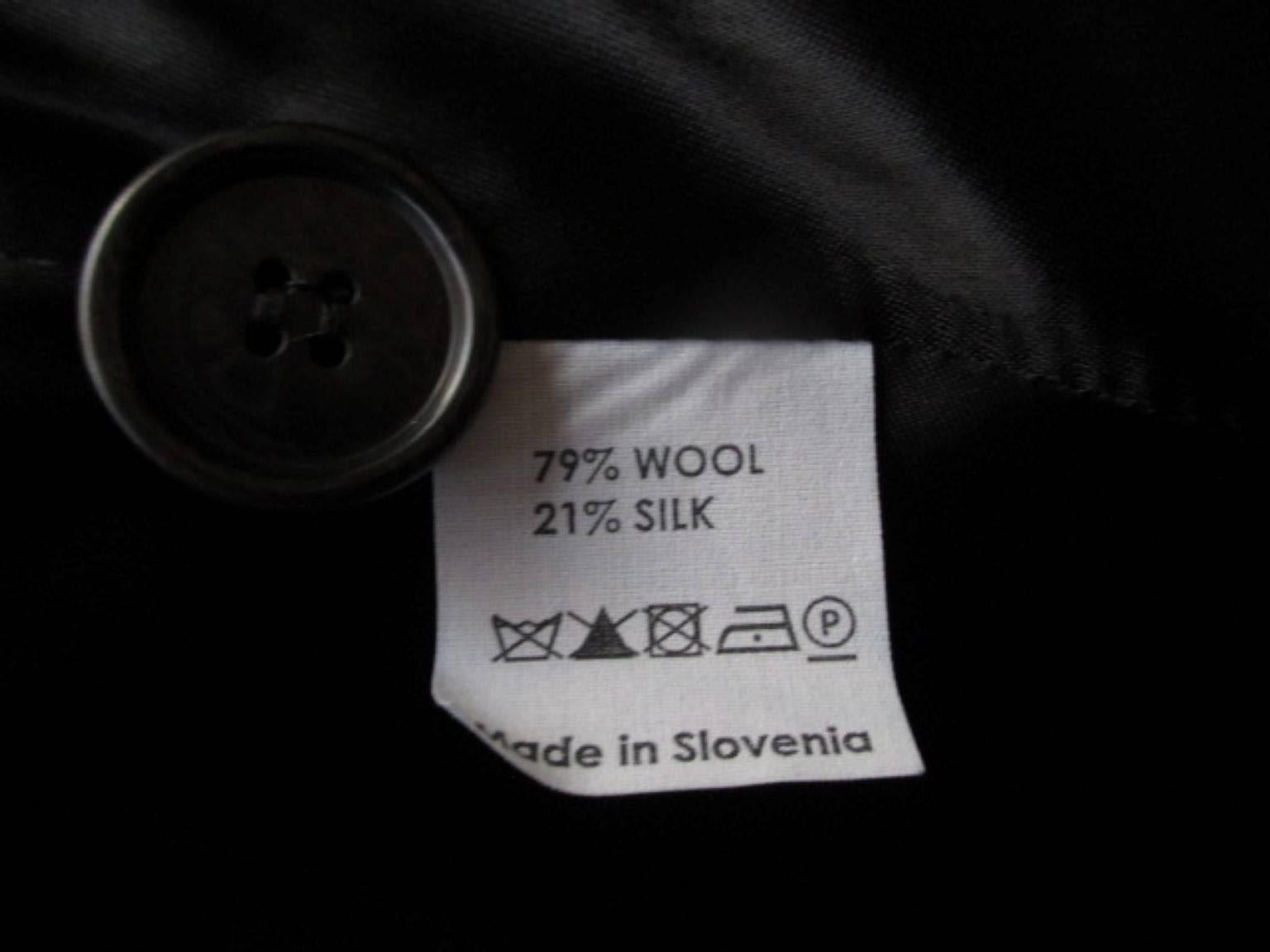Women's or Men's Dries van Noten Black Wool and Silk Coat For Sale