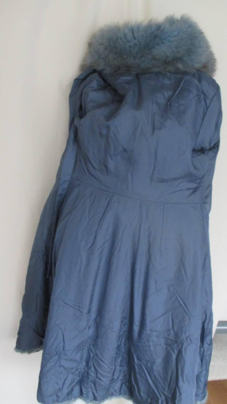 vintage blue mink fur coat 2