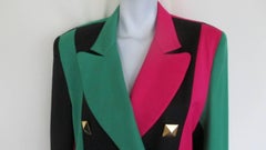 Colorblocking Vintage Jacket Blazer