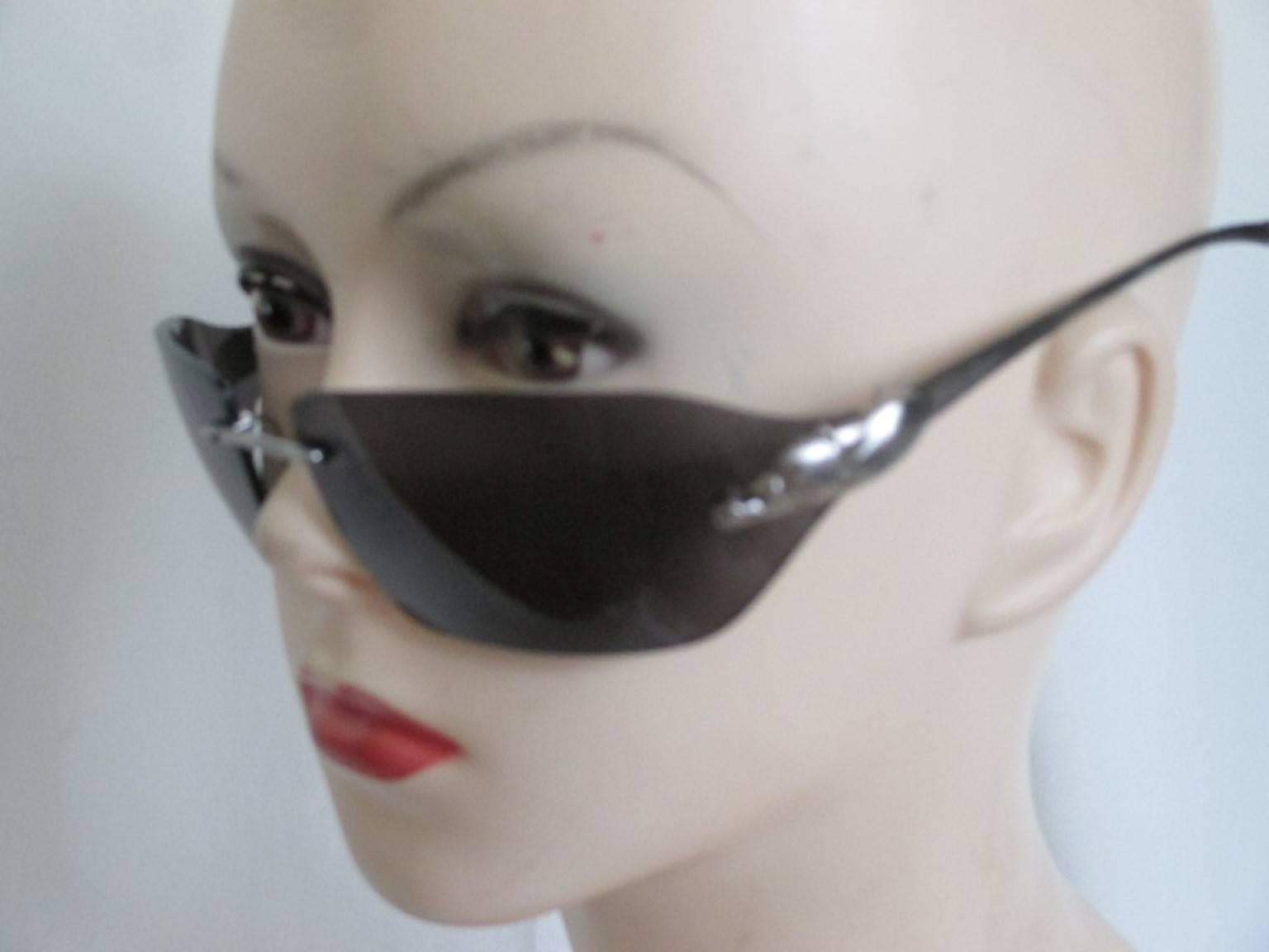 Black Cartier Paris Panthere Sunglasses