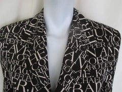 laurel black and white jacket