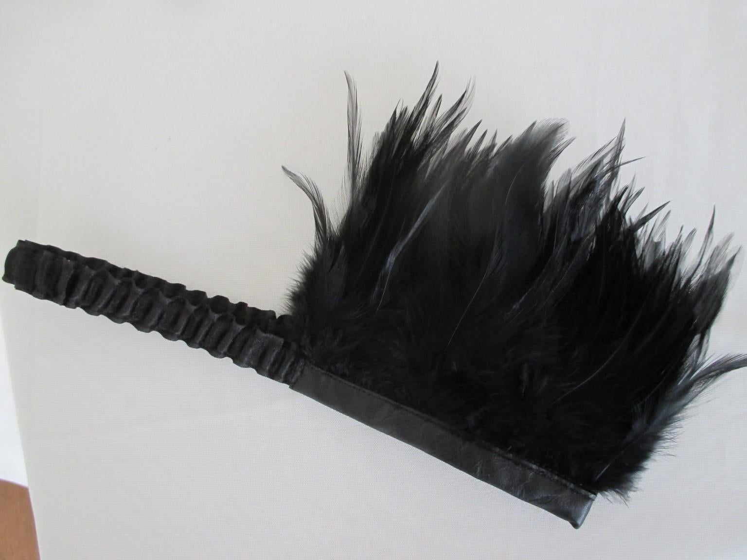 Women's or Men's Boho chic 4 Piece feather headband set  For Sale