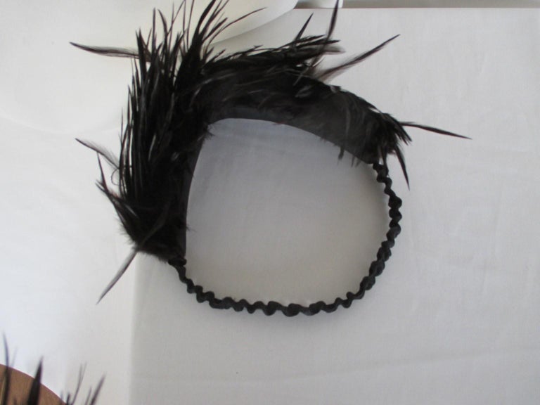 Women's or Men's Boho chic 4 Piece feather headband set  For Sale