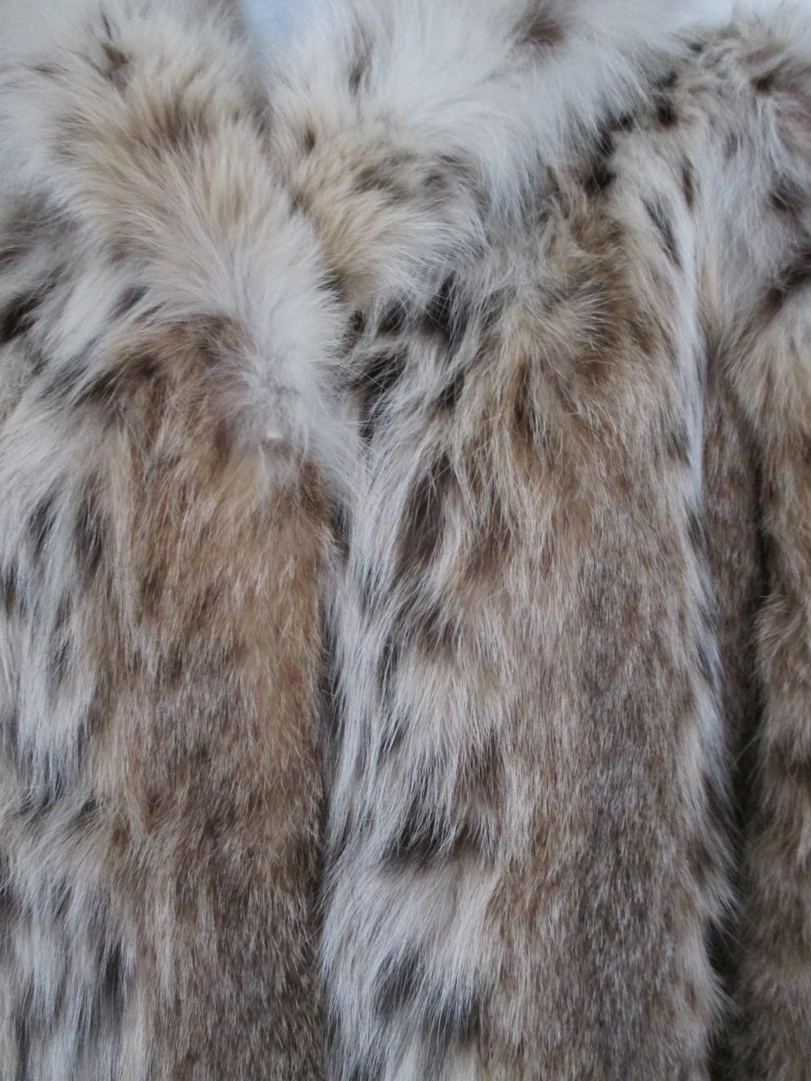 vintage Lynx fur coat 3