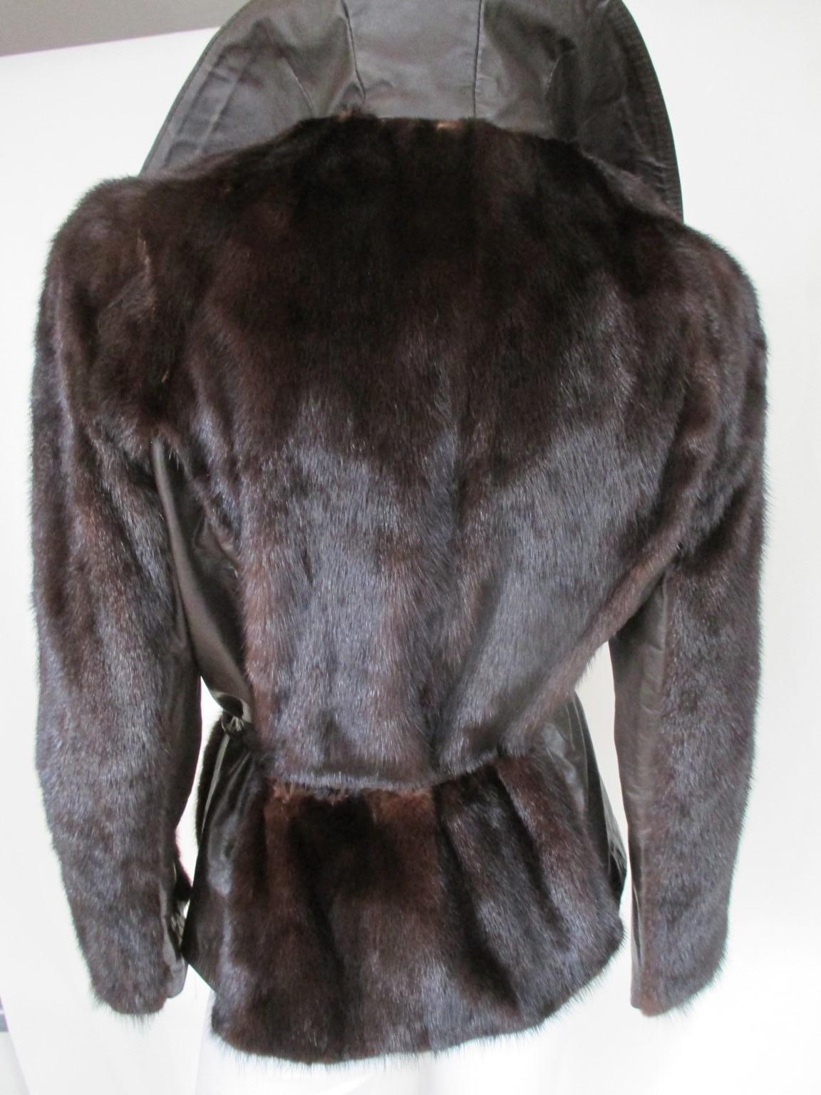 belted fur vest