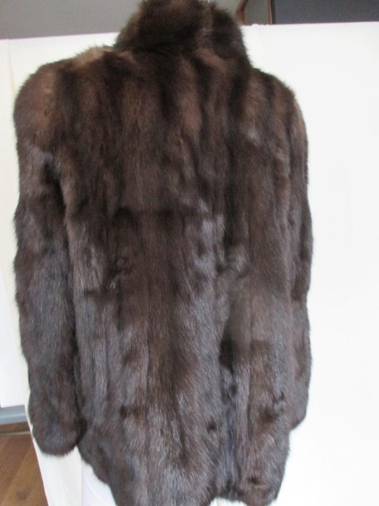 Vintage sable deals fur coat