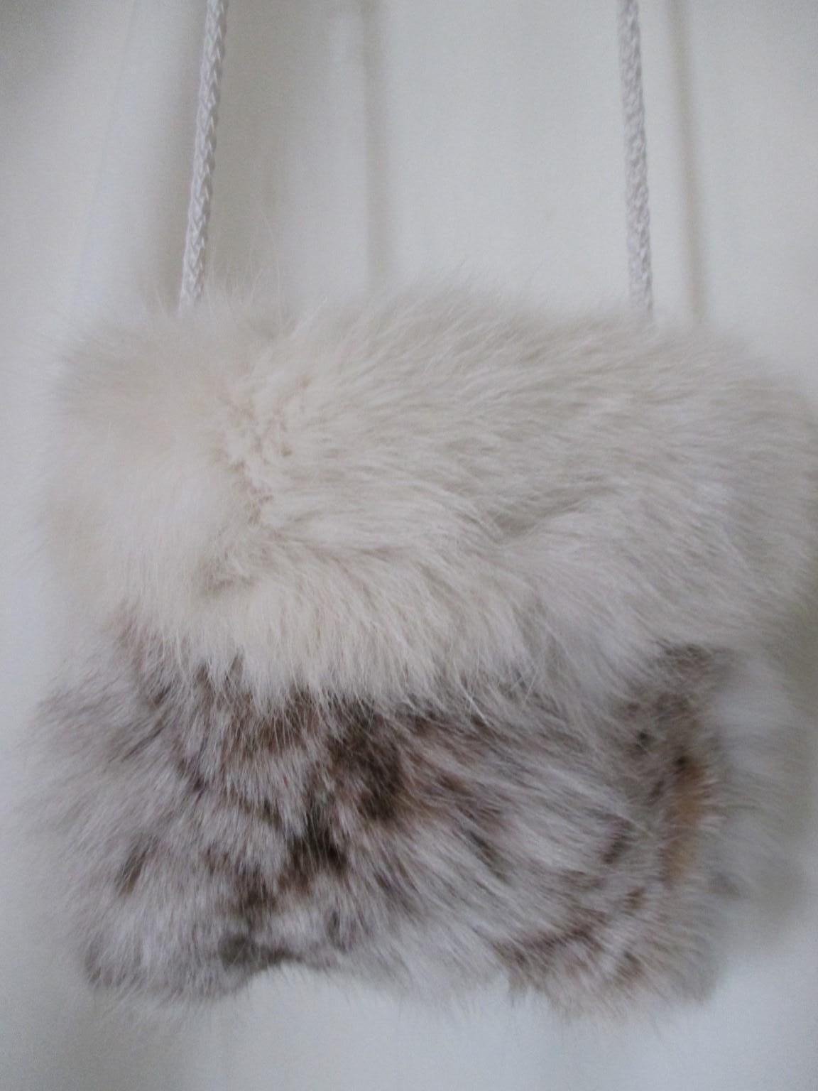 Petite Lynx Fur clutch For Sale 1